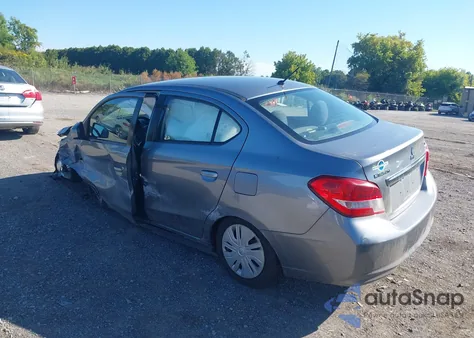 2019 Mitsubishi Mirage G4 Es z USA, uszkodzony, nr VIN ML32F3FJ3KHF00396